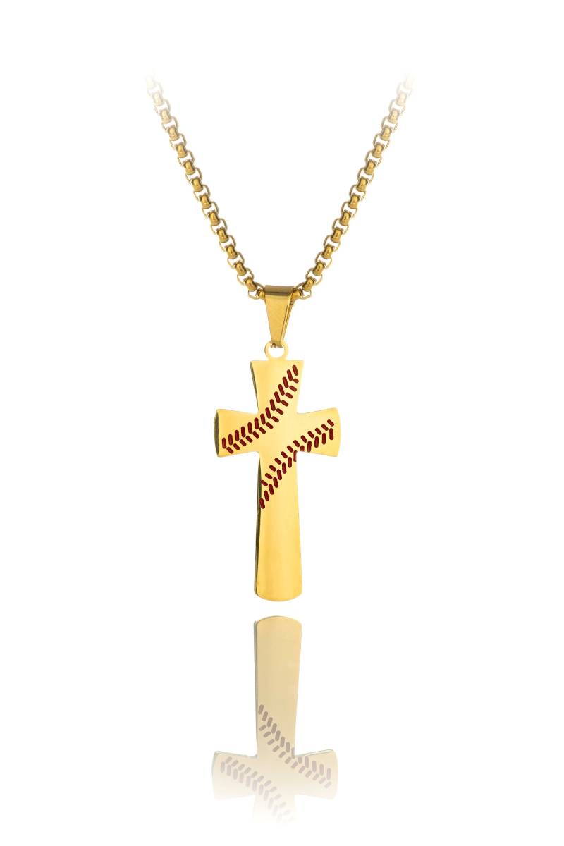 Baseball Spitze Kreuz Baseball Spitze Kreuz von FlatbillJewelry
