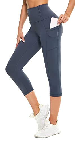 Flatik Sport Leggings Damen 3/4 Damen Sporthose，Damen Blickdicht Laufhose，yogahose Sporthose Leggings Fitnesshose Laufende Leggings S von Flatik