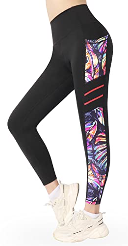 Flatik Sport Leggings Damen Damen Sporthose，Damen Blickdicht Laufhose，yogahose Sporthose Leggings Fitnesshose Training Laufende Leggings XXL von Flatik