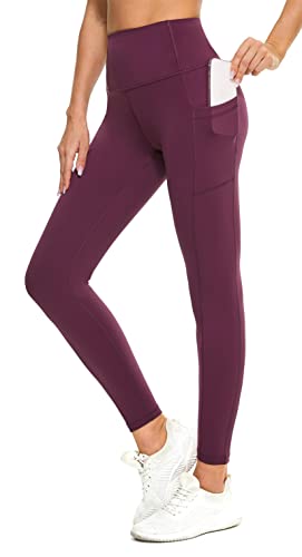 Flatik Sport Leggins für Damen Sporthose, Damen Blickdicht Laufhose, High Waist Yogahose Fitnesshose Yoga Hosen Training Laufende Leggings XS von Flatik