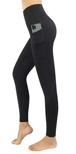 Flatik Sport leggins für damen Sporthose High Waist mit Tasche Fitnesshose Blickdicht Gym Leggings L von Flatik