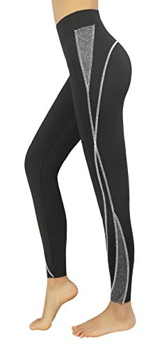 Flatik Sport leggins für damen Sporthose High Waist mit Tasche Fitnesshose Blickdicht Gym Leggings S von Flatik