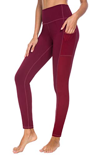 Flatik Sporthose Damen Sport Gym Yoga Laufen Fitness Leggings Hose Taille mit Taschen L von Flatik