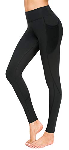 Flatik Sporthose Damen Sport Gym Yoga Laufen Fitness Leggings Hose Taille mit Taschen M von Flatik