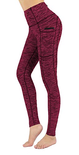 Flatik Sporthose Damen Yogahose Fitnesshose yogahosen für damen Hohe Taille mit Taschen XS von Flatik