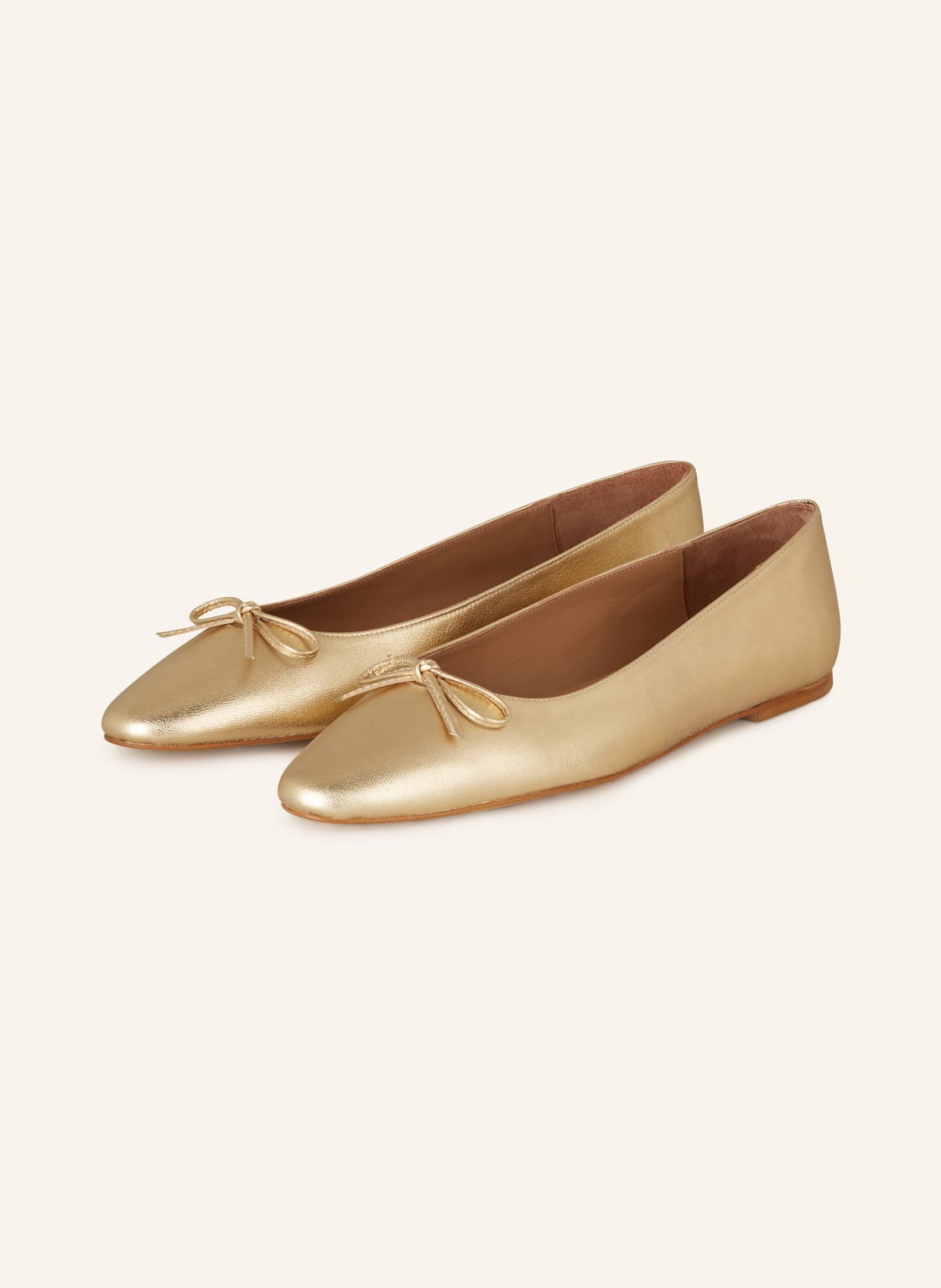 Flattered Ballerinas Bodil gold von Flattered