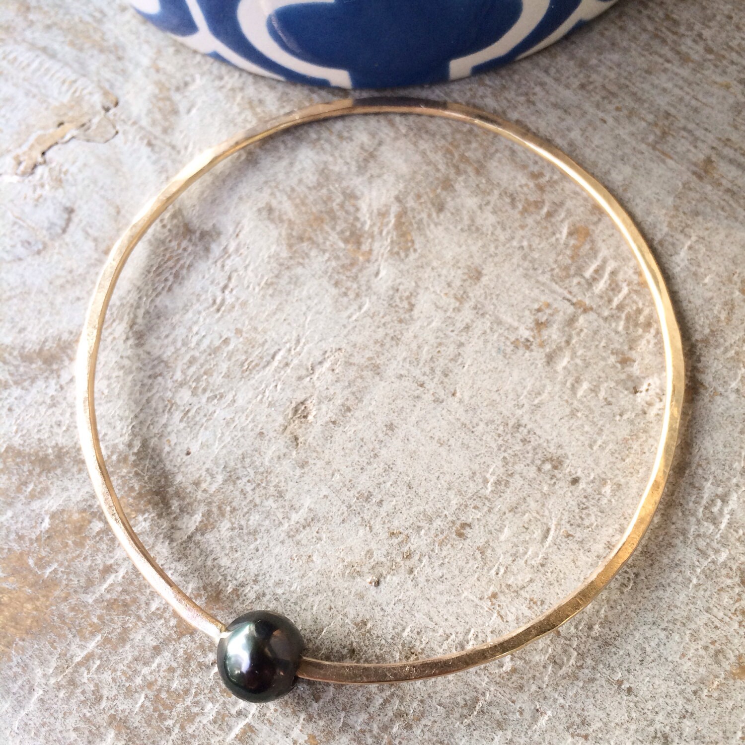 Kundenbestellung 8-9 Mm Tahiti Schwarze Perle Gold Armreif Kundenbestellung 8-9 Mm Tahiti Schwarze Perle Gold Armreif von FlatteryDesigns