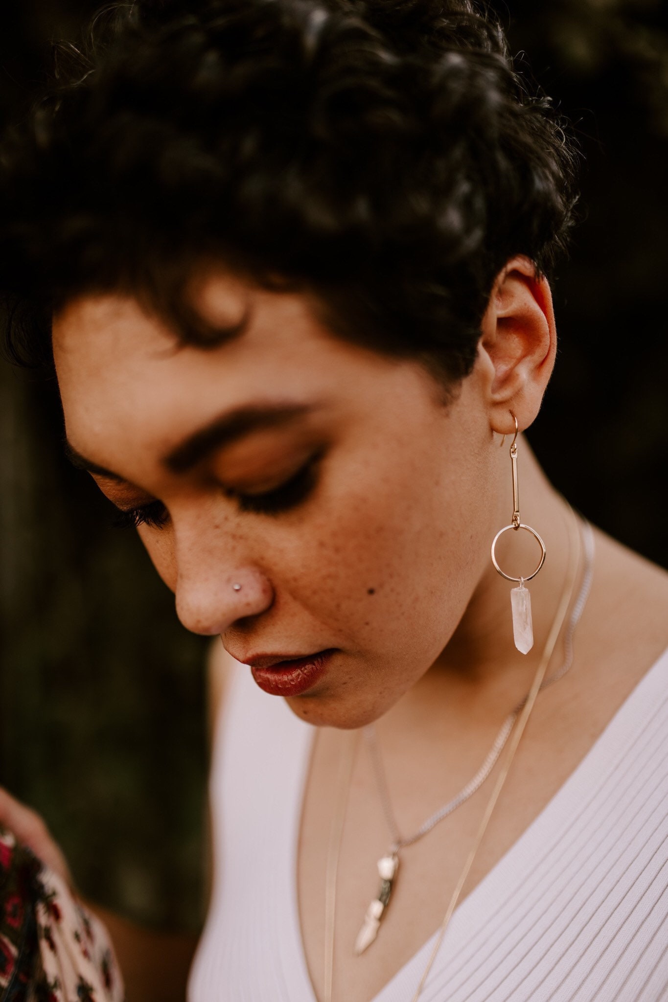 Kristallohrringe Mit Vintage Messingteilen Und Bergkristallspitzen Kristallohrringe Mit Vintage Messingteilen Und Bergkristallspitzen von FlatwoodsFawn