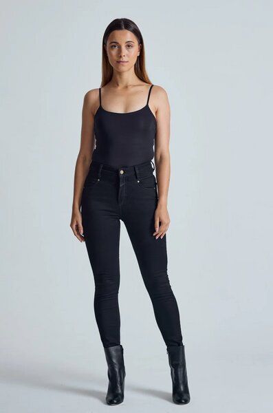 Flax and Loom High Waist Skinny Jeans Modell: Nina von Flax and Loom