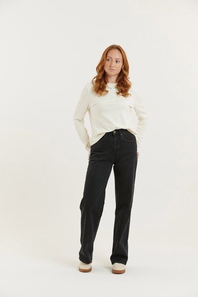 Flax and Loom Wide Leg Jeans Modell: Etta von Flax and Loom