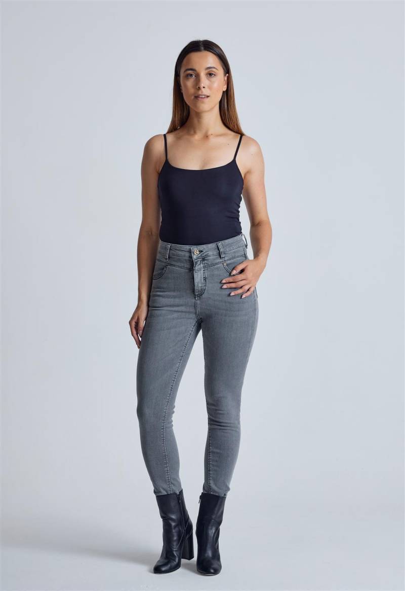 High Waist Skinny Jeans Modell: Nina von Flax and Loom