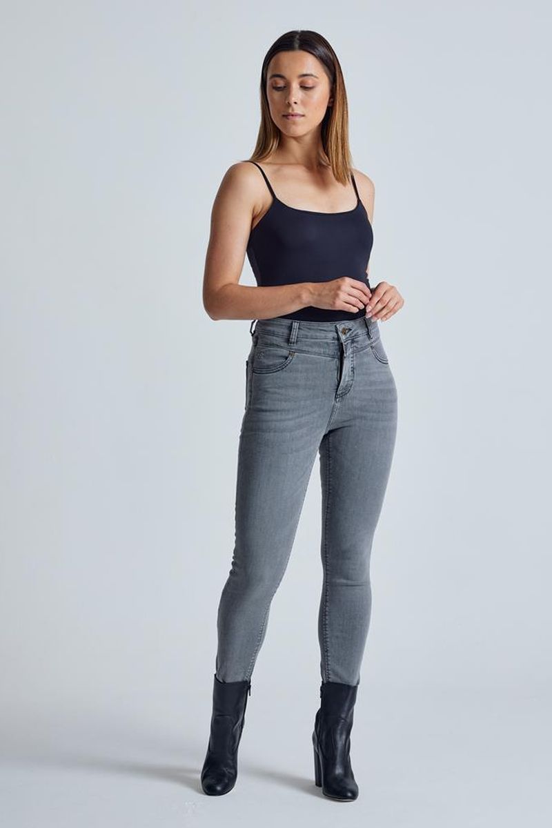 High Waist Skinny Jeans Nina von Flax and Loom