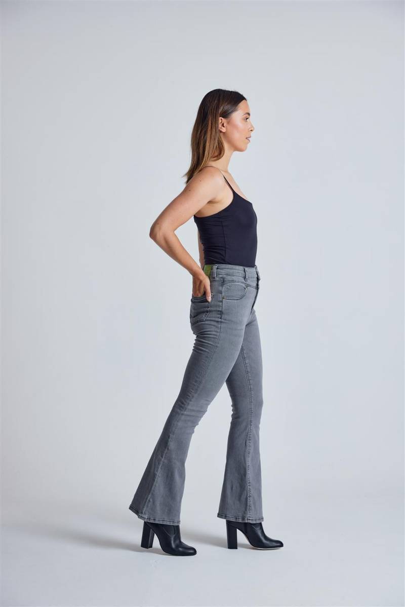 Schlaghose High Waist Skinny Modell: Mavis von Flax and Loom