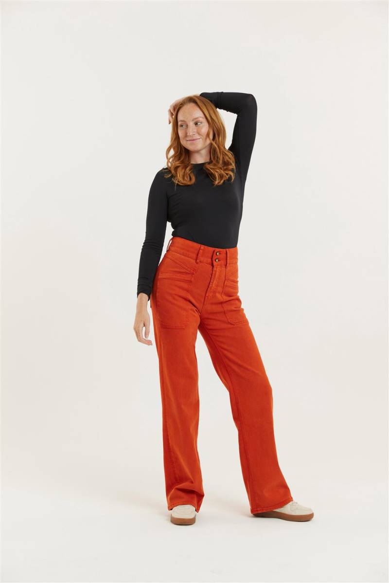 Tencel High Waist Hose Modell: Dinah von Flax and Loom