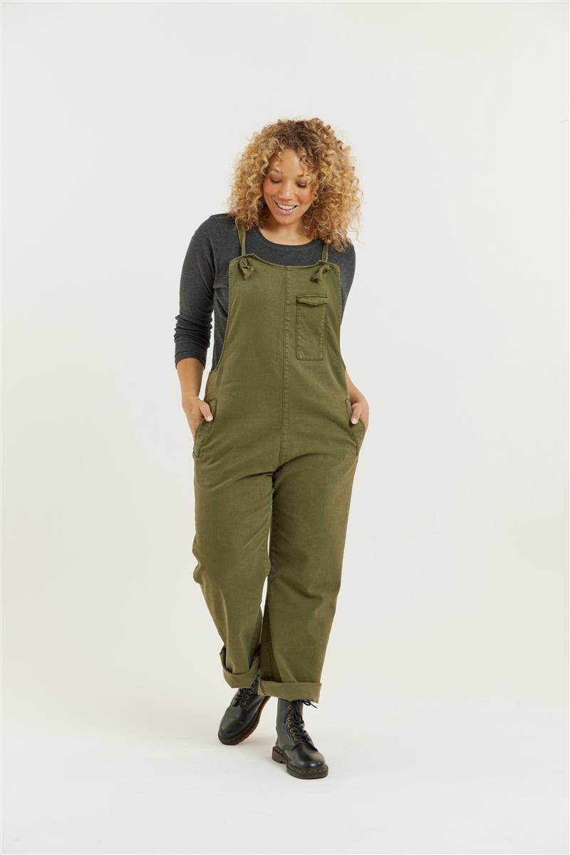 Tencel Relaxed Fit Latzhose Modell: Lou-Barker von Flax and Loom