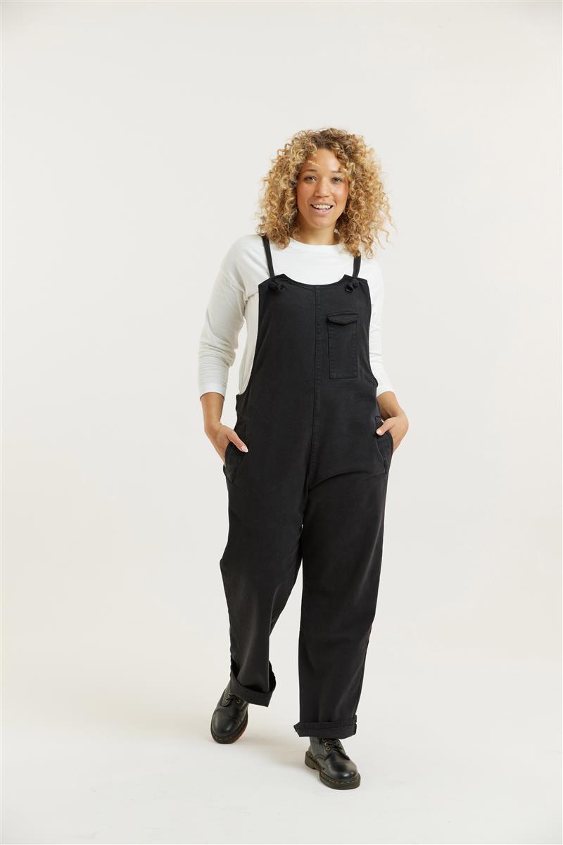 Tencel Relaxed Fit Latzhose Modell: Lou-Barker von Flax and Loom