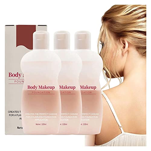 Body Makeup Foundation,Makeup Face And Body Foundation, Leg And Body Makeup Foundation Waterproof Full CoverageFor All Skin Types. (3PC) von Fledimo