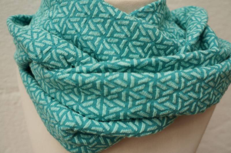 Loop Damen Bio Jacquard Mint von FleerlingDesign