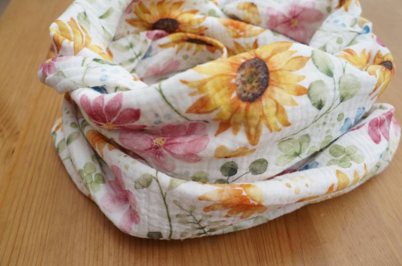 Loop Musselin Damen Blumen von FleerlingDesign