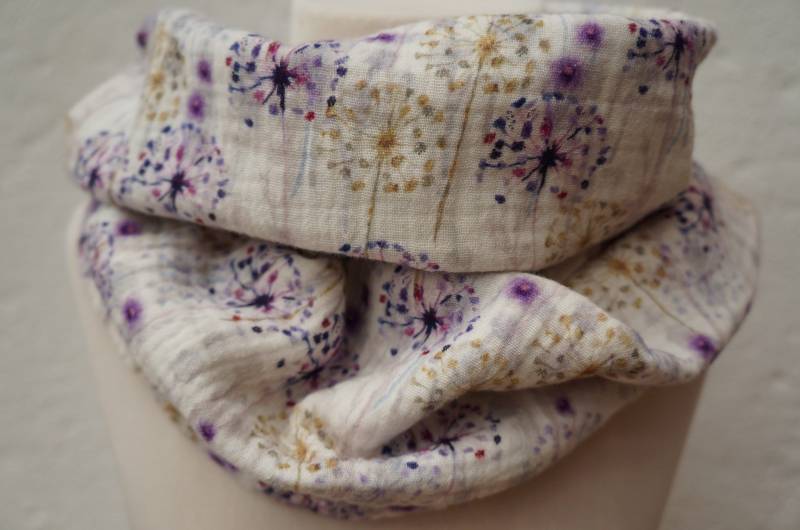 Loop Musselin Damen Pusteblume von FleerlingDesign