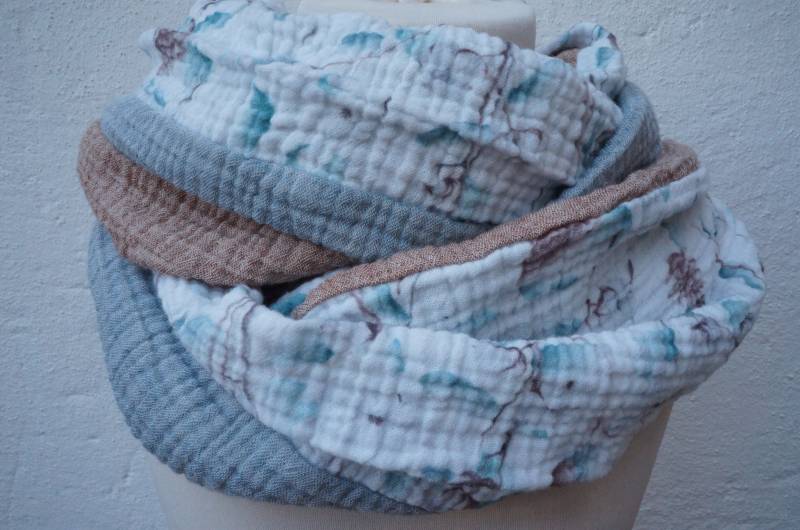 Loopschal Musselin Damen Mädchen von FleerlingDesign