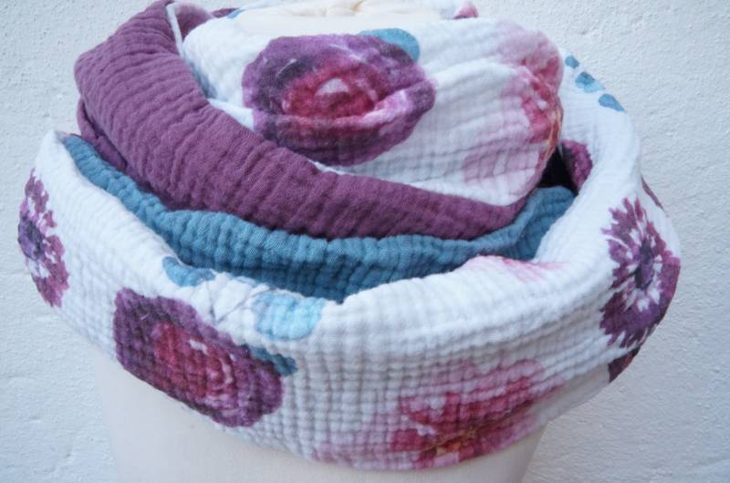 Loopschal Musselin Damen Mädchen von FleerlingDesign