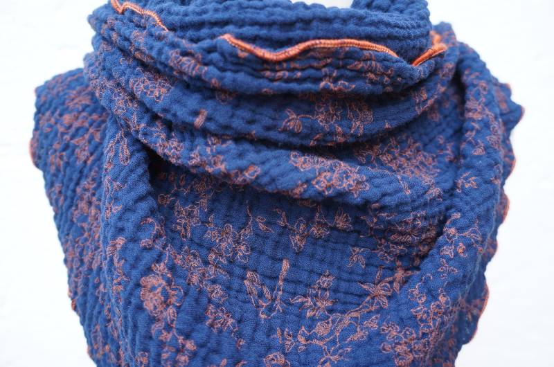 Musselintuch Mädchen Vöglein von FleerlingDesign