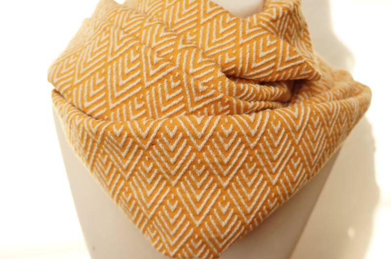 Schlauchschal Damen Bio Baumwoll Jacquard von FleerlingDesign