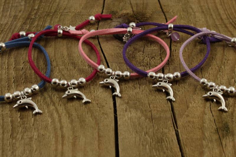 Delphin-Freundschaft Armbänder, Delphin Armband Set, Satz Von 5 Freundschaft Armband, Party-Tasche-Geschenk, Mädchen Geschenk von Fleetbeads