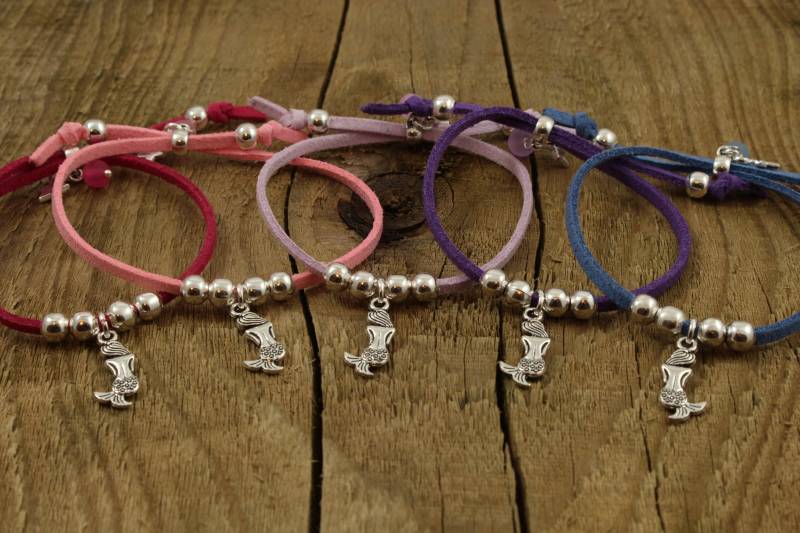 Meerjungfrau Freundschaft Armbänder, Armband Set, Satz Von 5 Armband, Party-Tasche-Geschenk, Mädchen Geschenk, Meerjungfrauen von Fleetbeads