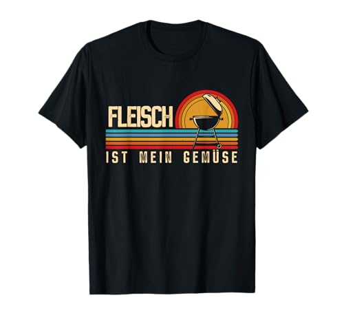 Fleisch Ist Mein Gemüse Grill BBQ Männer Lustig Vatertag T-Shirt Fleisch Ist Mein Gemüse Grill BBQ Männer Lustig Vatertag T-Shirt von Fleisch Grill BBQ Männer Lustig Vatertag Geschenk