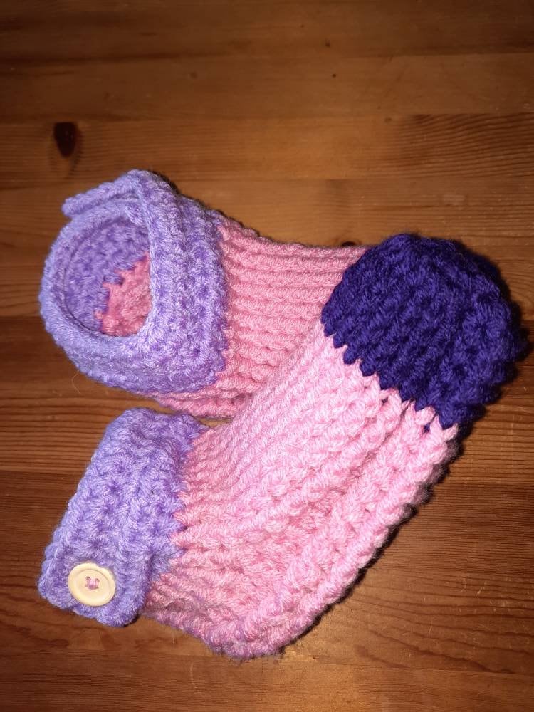 Kinderpantoffel, Pantoffeln Hüttenschuhe, Hausschuhe, Gammelos, Bettschuhe, Puschen von Fleissigeelfen