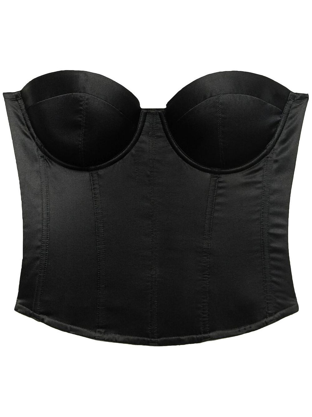 Fleur Du Mal Bustier mit Herzausschnitt - Schwarz von Fleur Du Mal