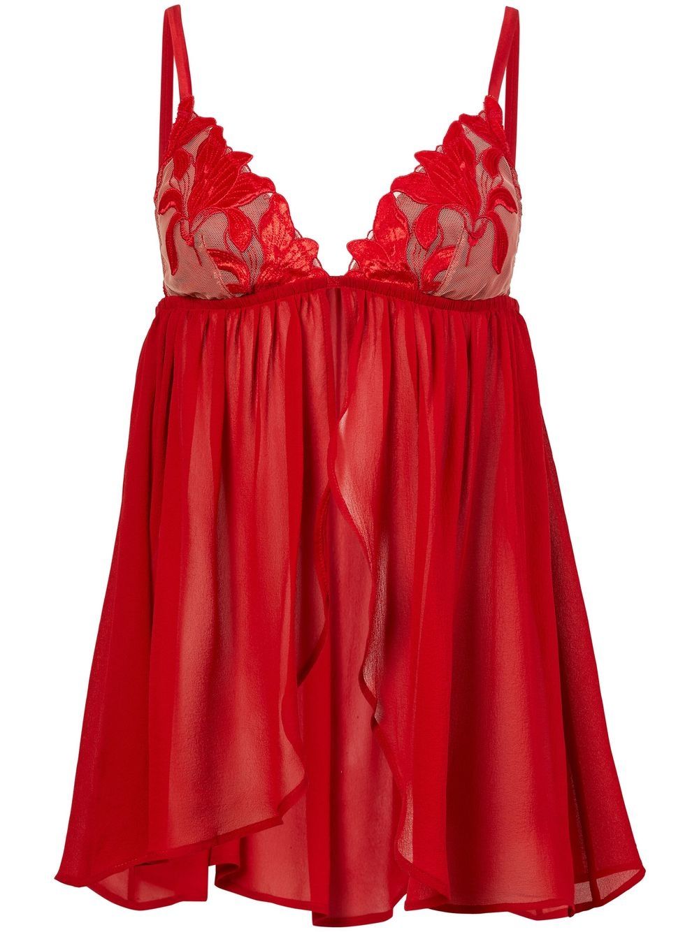 Fleur Du Mal Lily Babydoll - Rot von Fleur Du Mal