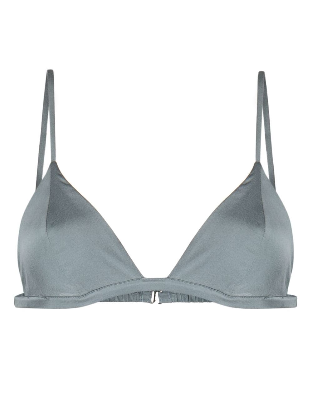 Fleur Du Mal Luxe Triangel-BH - Grau von Fleur Du Mal