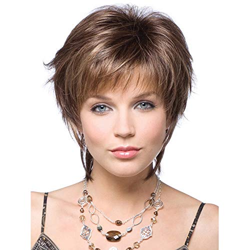 Fleurapance Perücke im Bob-Stil, für Damen, modische Locken, wellig, modisch, synthetisches Material, hitzebeständig, fühlt sich an wie Echthaar Fleurapance Perücke im Bob-Stil, für Damen, modische Locken, wellig, modisch, synthetisches Material, hitzebeständig, fühlt sich an wie Echthaar von Fleurapance