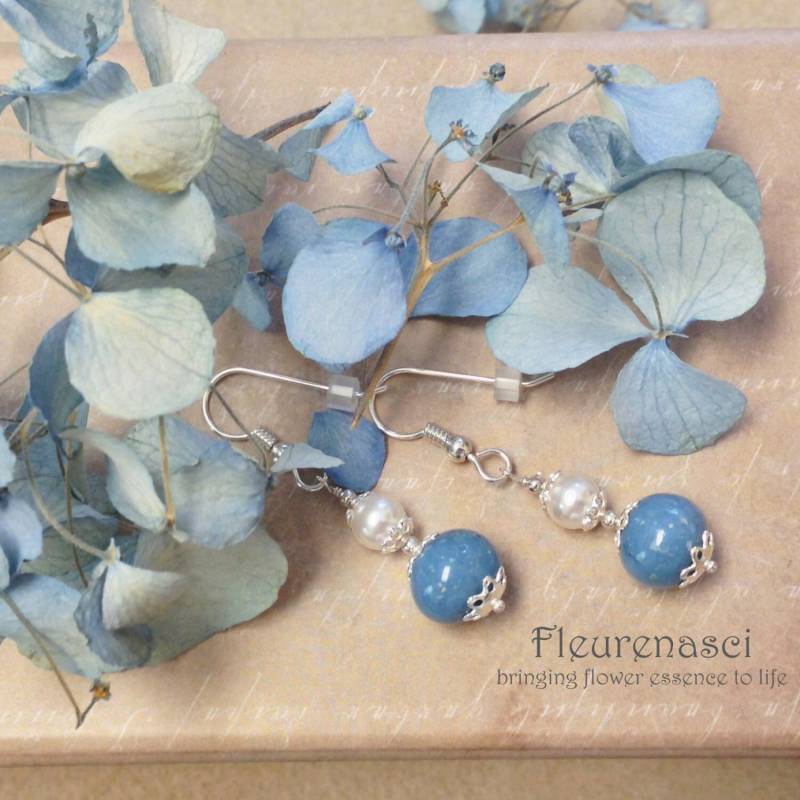 Blütenblatt Ohrringe Mit Swarovski-Perlen & Sterling Silber Perlenkappen #12Er ~ Sonderanfertigung Bestellformular Erforderlich von Fleurenasci