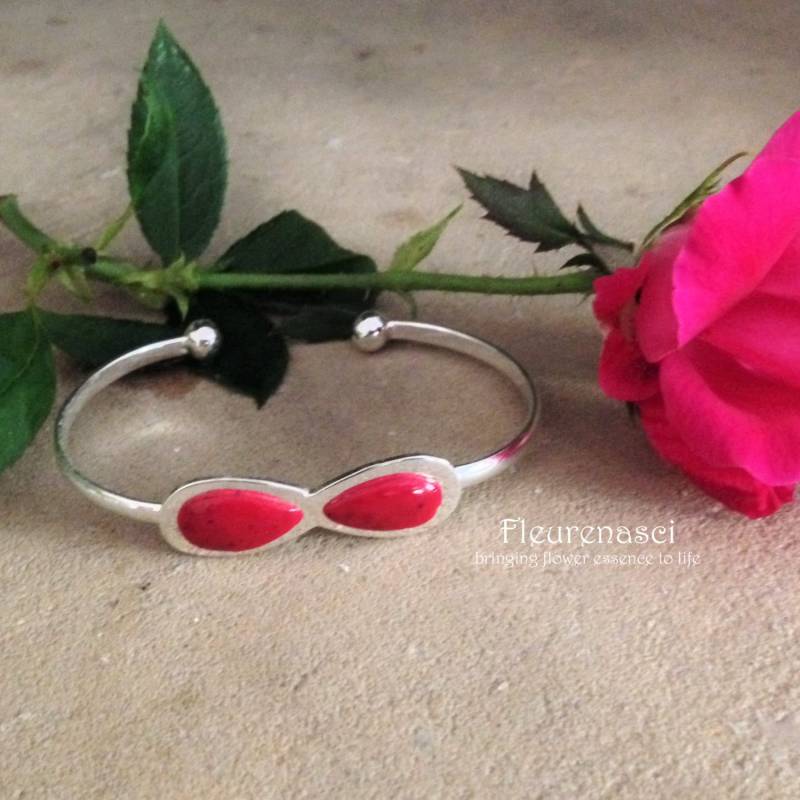 Blume Blüte Perle Silber Infinity Manschette Armreif - 38Br ~ Sonderanfertigung Bestellformular Erforderlich von Fleurenasci