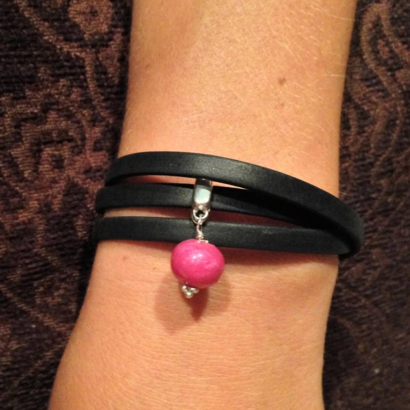 Blume Blütenblatt Bead Arizona Leder Wrap Armband #35Br-L3 ~ Benutzerdefinierte Bestellposition Bestellformular Erforderlich von Fleurenasci