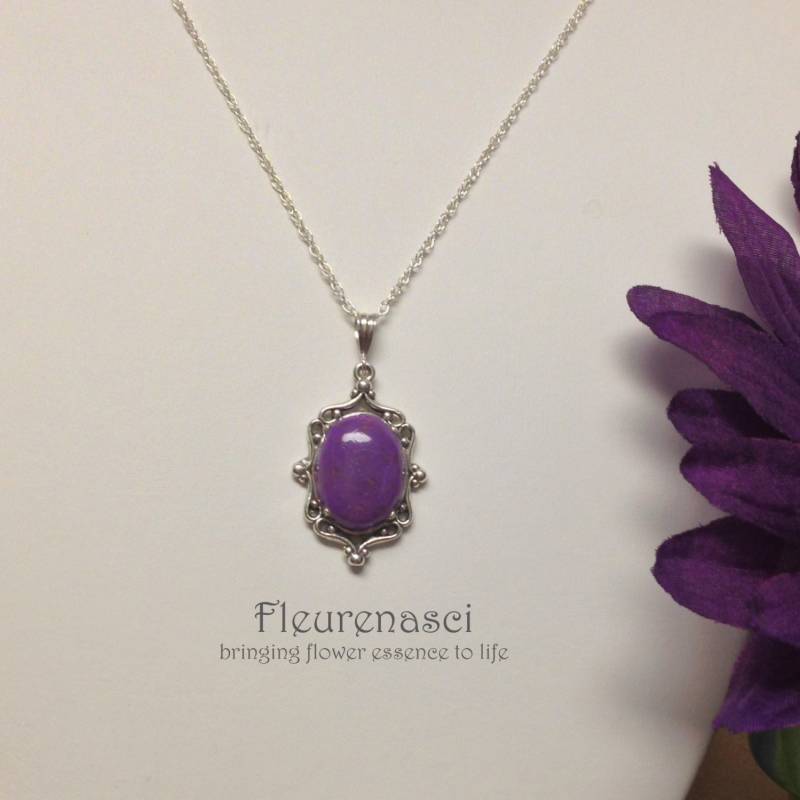 Blume Blütenblatt Bead Sterling Silber Halskette - 5P Sonderanfertigung von Fleurenasci