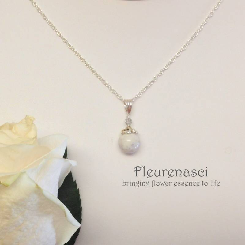Blume Blütenblatt Halskette Sterling Silber #1ndcf ~ Sonderanfertigung von Fleurenasci
