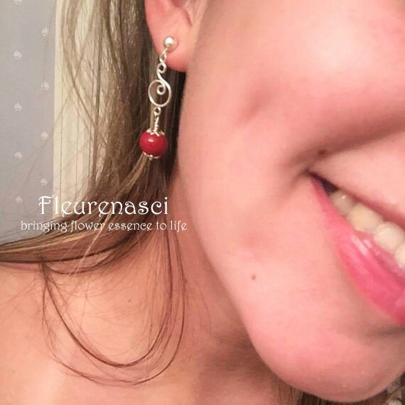 Blume Blütenblatt Ohrringe Mit Sterling Silber Verzierung #8Er-P ~ Sonderanfertigung Bestellformular Erforderlich von Fleurenasci