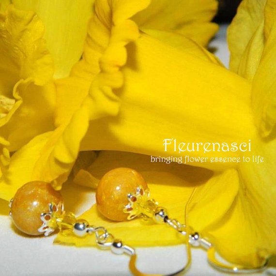 Petal Bead Sterling Silber Ohrringe Mit Swarovski Kristall - Blume 3Er ~ Sonderanfertigung Bestellformular Erforderlich von Fleurenasci