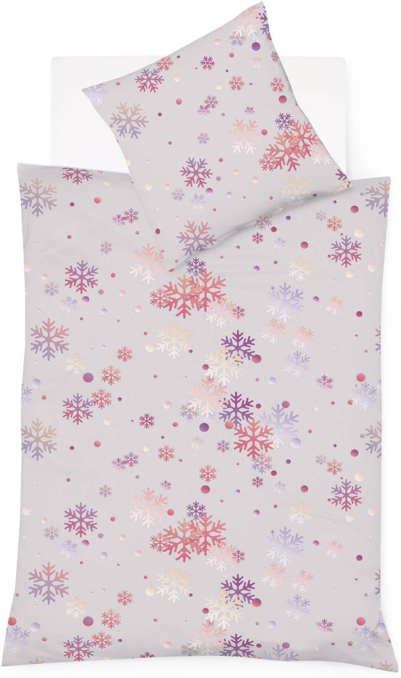 fleuresse Bettwäsche "Aspen 4375" 2 Stk. tlg. Feinbiber, Baumwolle, in Gr. 135x200, 155x220, 200x200cm von Fleuresse