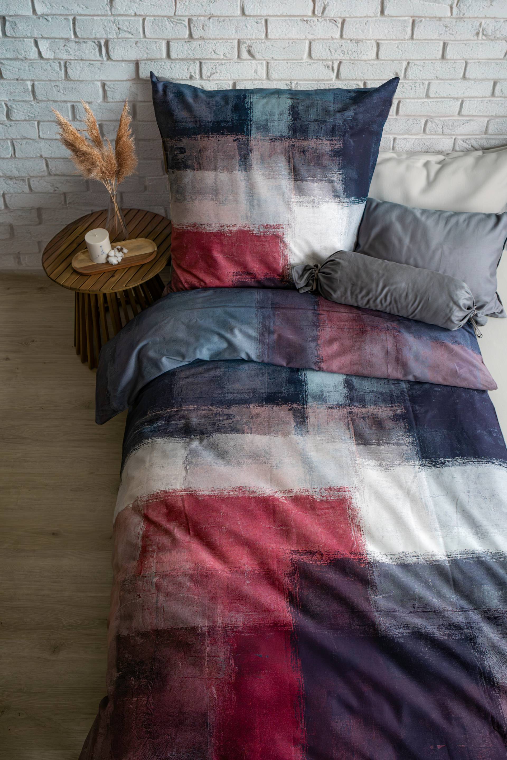 fleuresse Bettwäsche "Bed Art S", Mako Satin 100% Baumwolle mit Reißverschluss fleuresse Bettwäsche "Bed Art S", Mako Satin 100% Baumwolle mit Reißverschluss von Fleuresse