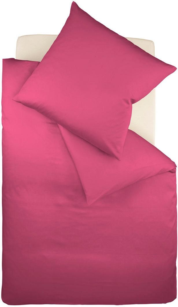 fleuresse Bettwäsche "Colours in 135x200, 155x220 oder 200x200 cm", Bettwäsche aus 100% Baumwolle, uni, mit Reißverschluss von Fleuresse