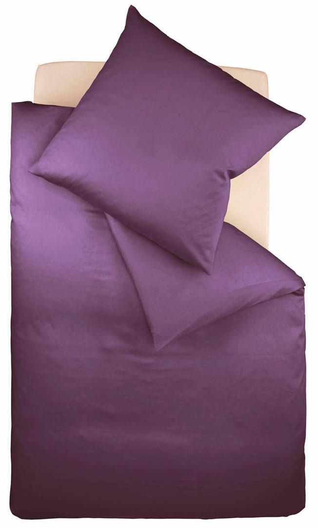 fleuresse Bettwäsche "Colours in 135x200, 155x220 oder 200x200 cm", Bettwäsche aus 100% Baumwolle, uni, mit Reißverschluss von Fleuresse