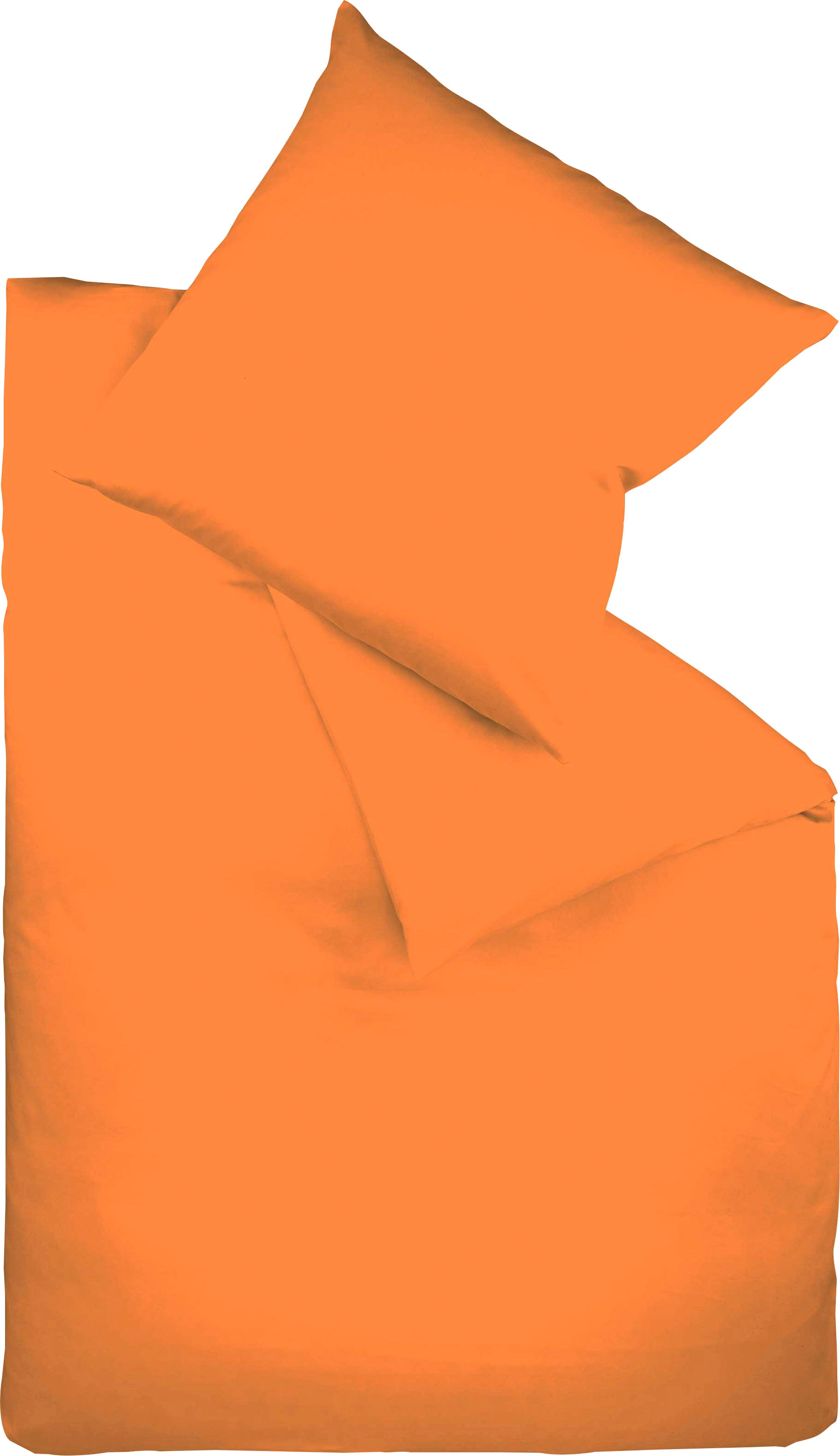 fleuresse Bettwäsche "Colours in 135x200, 155x220 oder 200x200 cm", Bettwäsche aus 100% Baumwolle, uni, mit Reißverschluss von Fleuresse
