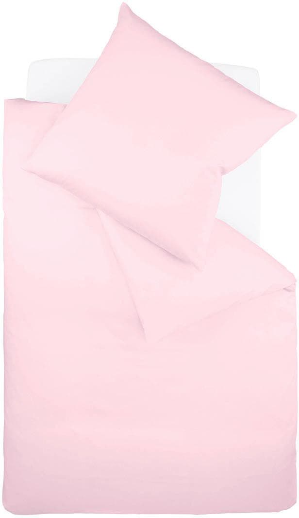 fleuresse Bettwäsche "Colours in 135x200, 155x220 oder 200x200 cm", Bettwäsche aus 100% Baumwolle, uni, mit Reißverschluss von Fleuresse