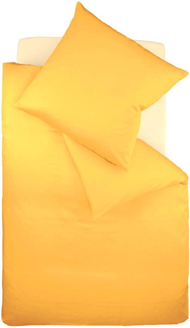 fleuresse Bettwäsche "Colours in 135x200, 155x220 oder 200x200 cm", Bettwäsche aus 100% Baumwolle, uni, mit Reißverschluss von Fleuresse